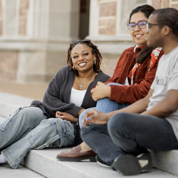 students sitting